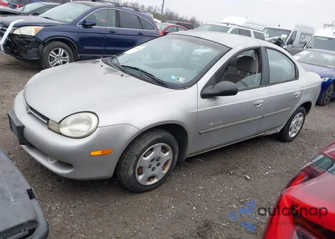 2000 Plymouth Neon Highline z USA, uszkodzony, nr VIN 1P3ES46C5YD676389